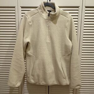 Cuts Cream Sherpa Pullover